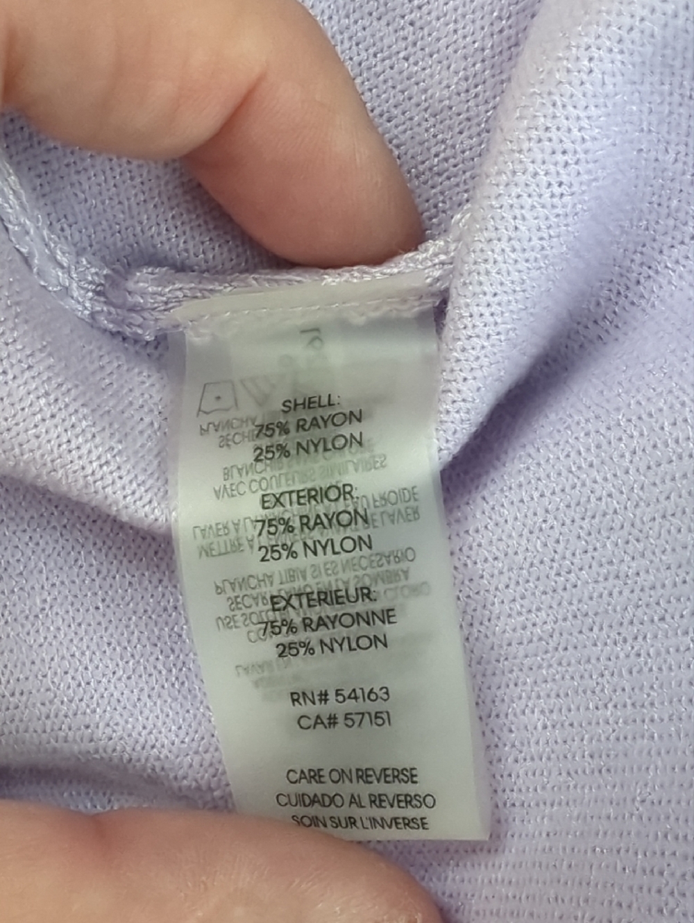 NWT Calvin Klein Lavender Open-Front Knit Cardigan - Picture 9 of 10
